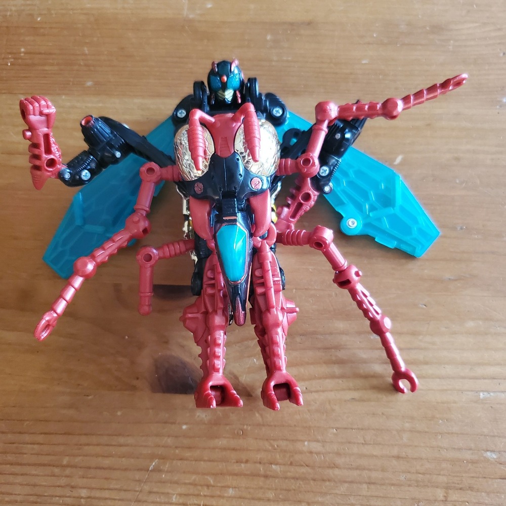 Transformers Beast Wars Transmetals Waspinator Vtg 1997 Action Figure Incomplete